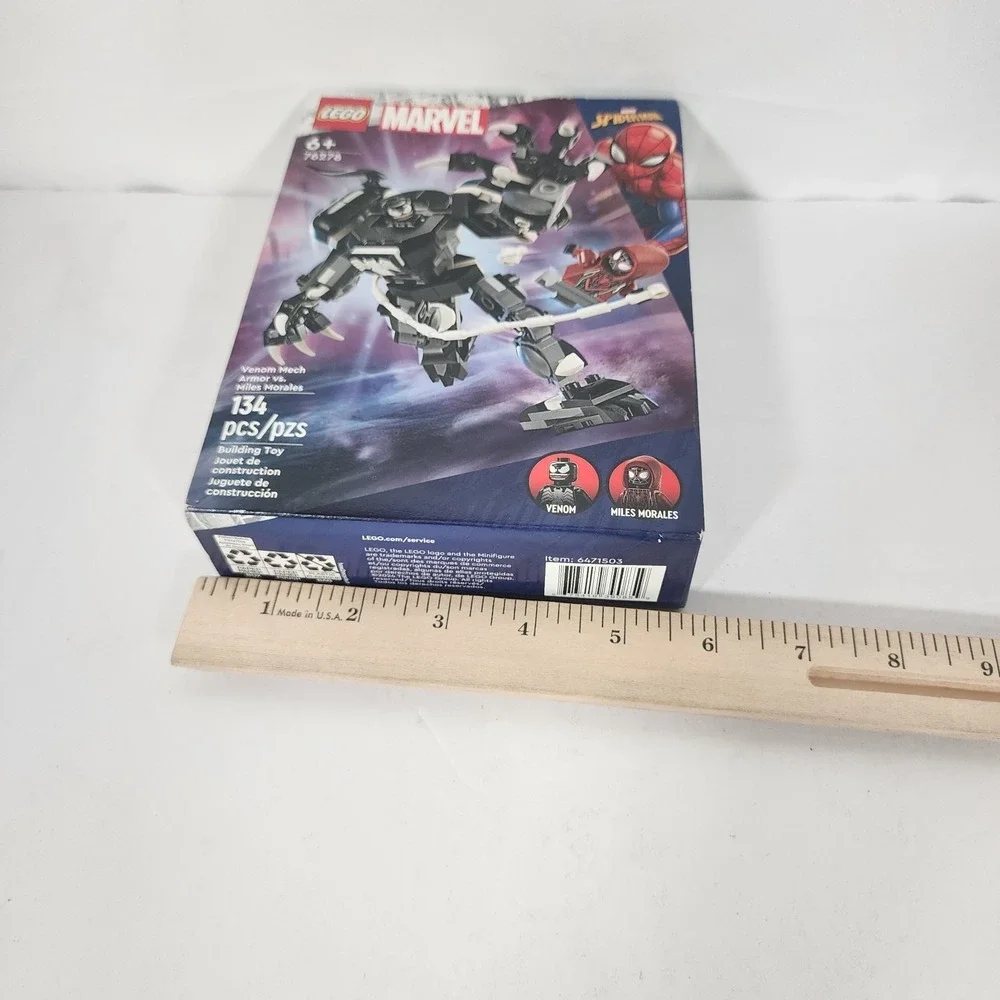 LEGO Marvel 76276 Venom Mech Armor‎ vs Miles Morales New Sealed 134 Pieces